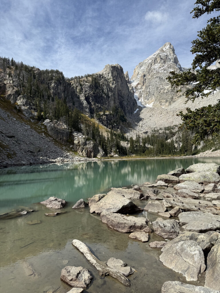 Hiking Delta Lake in Grand Teton National Park