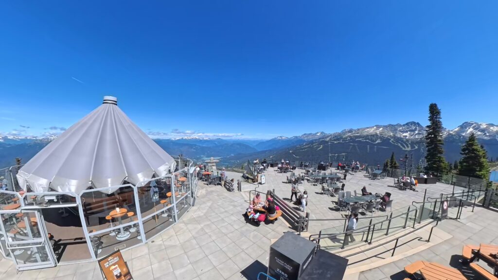 Summer Alpine Experience - Peak to Peak Gondola - Umbrella Bar